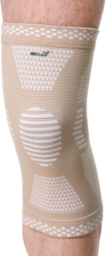 Beige bamboo fibre knee - beige,