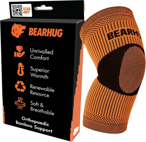 Bamboo knee support sleeve - bamboo,