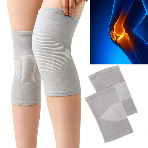 Pair knee support bamboo - 1,