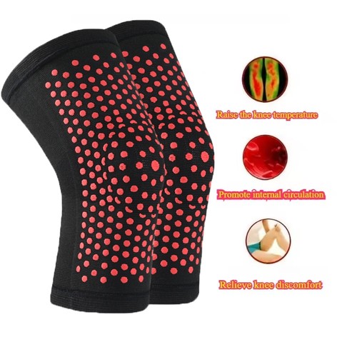 Self heating knee support - 2x,